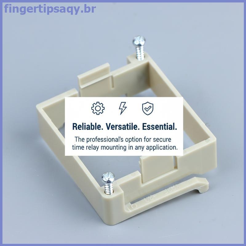 FINGE FTRA03 Montagem De Relé De Tempo Bule 5 10 Pcs Ajuste Seguro Fácil Instalação Para H3CR H3BA AH5E DH48S Y92F 30 Co