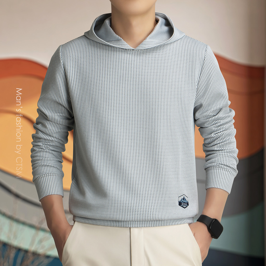 2025 novo estilo moletom com capuz masculino primavera outono jaqueta esportiva masculina topo primavera outono Casual j