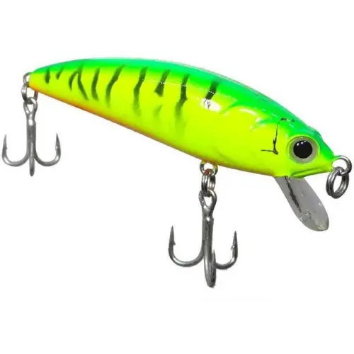Isca Artificial Maruri Meia Água Charutinho 70 Mm Cor Ft Verde-lima