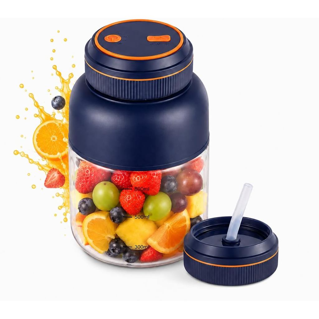 2026 Novo Liquidificador Portátil para Uso Doméstico, Liquidificador Pessoal de 44oz para Shakes e Smoothies, Copo Compa