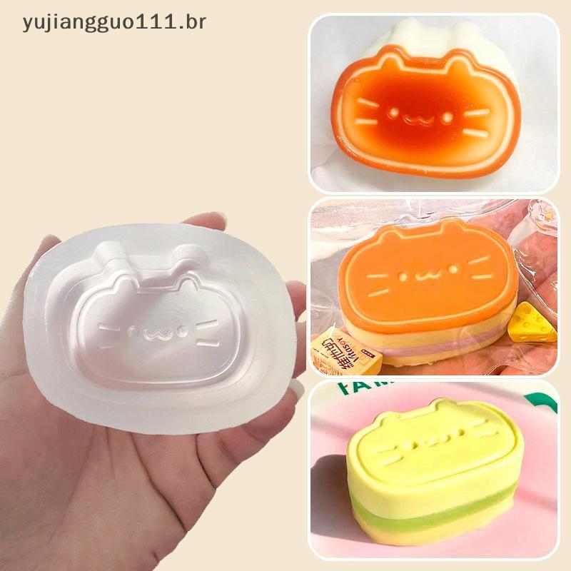# Novo Molde De Silicone Para Bolo De Queijo De Gato , Vela Perfumado , Faça Você Mesmo Resina Artesanal Fazer Velas Bri