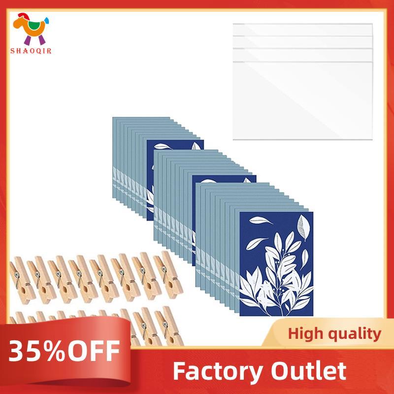 48 Folhas A5 Papel De Desenho Solar Natureza Impressão Para Crianças Adultos Artes Artesanato DIY Com Placa Braçadeira