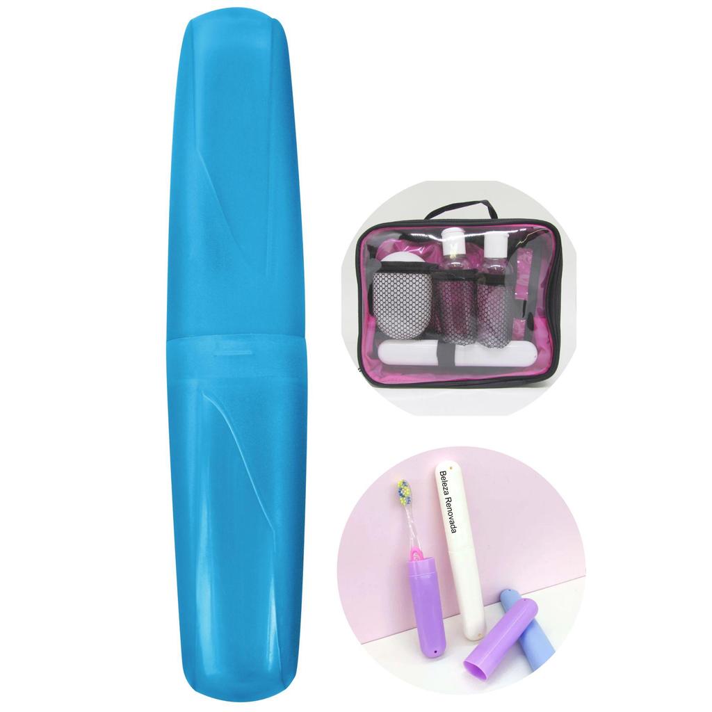 Porta Escovas De Dente Luxo Higiene Dental Para Viagem