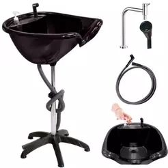 Lavatório De Cabelo Portátil Cuba Móvel Salão Beleza + Ducha