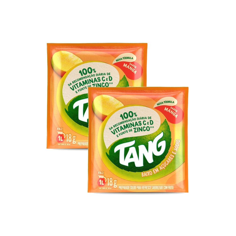 Kit 2 Refresco em pó Tang Manga 18g