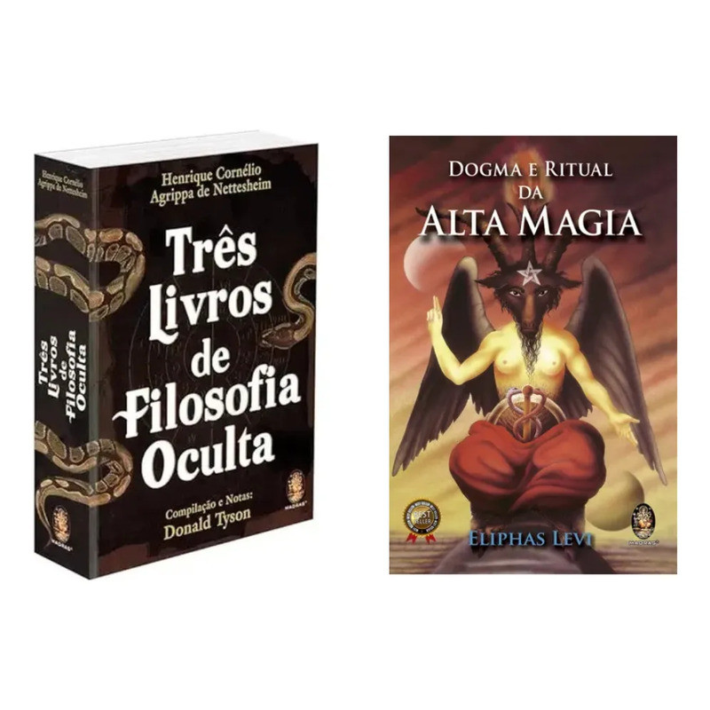 Kit Ocultismo Completo: Três Livros De Filosofia Oculta + Dogma E Ritual De Alta Magia | Magia Cerimonial E Esoterismo