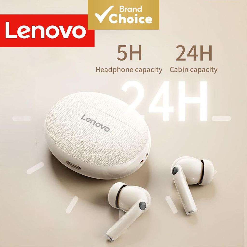 Fones de ouvido Lenovo EA230P TWS, sem fio, para jogos, com latência ultrabaixa, cancelamento de ruído ENC, chamadas em