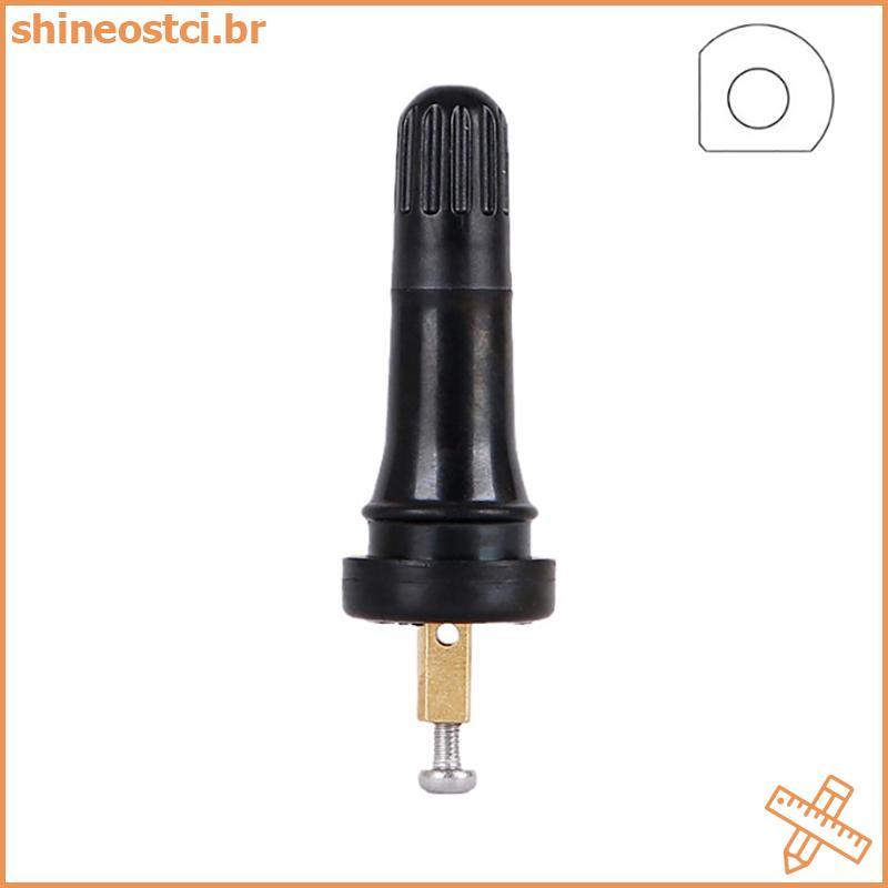 SHINE 1 Peça Válvula Sensor De Pressão Dos Pneus Bico De Borracha Para Ângulo Reto Bui Monitoramento TPMS De Inflar ,