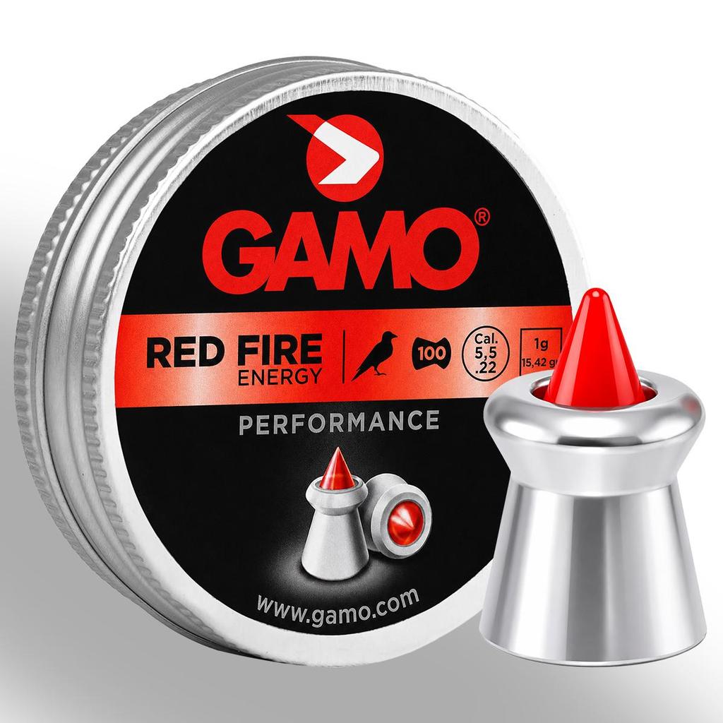 Chumbinho Gamo 5.5mm Red Fire Lata 100un.