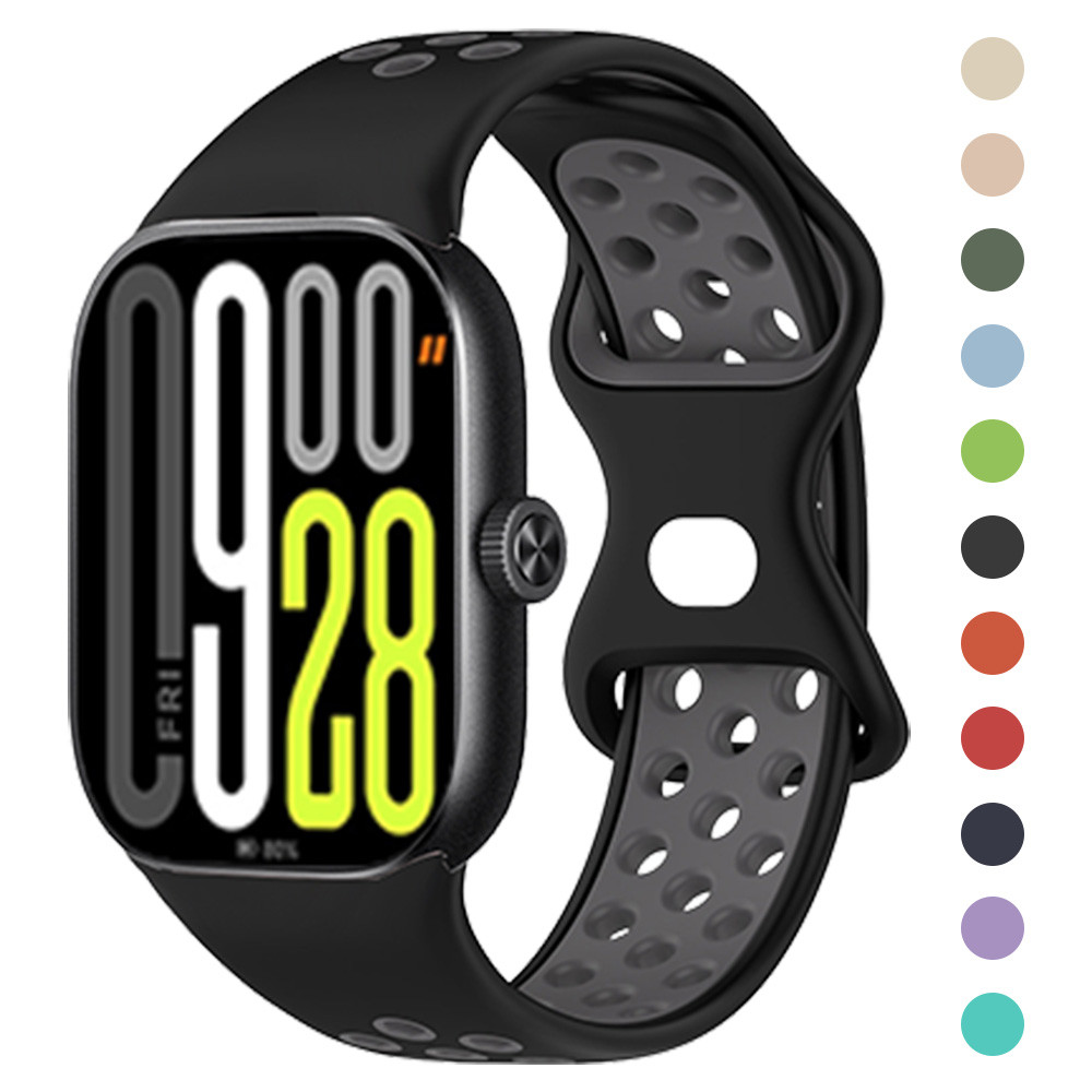 Pulseira De Silicone Para Relógio Redmi Watch 6 active/Lite/ 6 5 4 /Mi Band 10 9 Pro 8 Pro Strap Substituição Esportiva