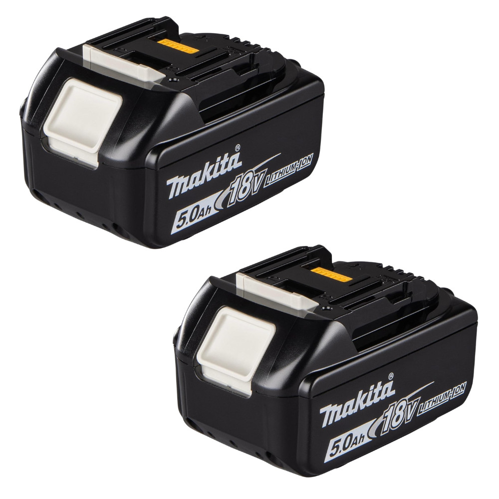Kit 2 Baterias de Íons de Lítio 18V 5.0Ah com Indicador LXT BL1850B Makita