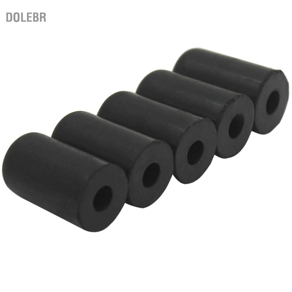 Dolebr Dolebr ACAGALA 5 unidades portátil preto protetor de ponta de borracha para violoncelo preto acessório para