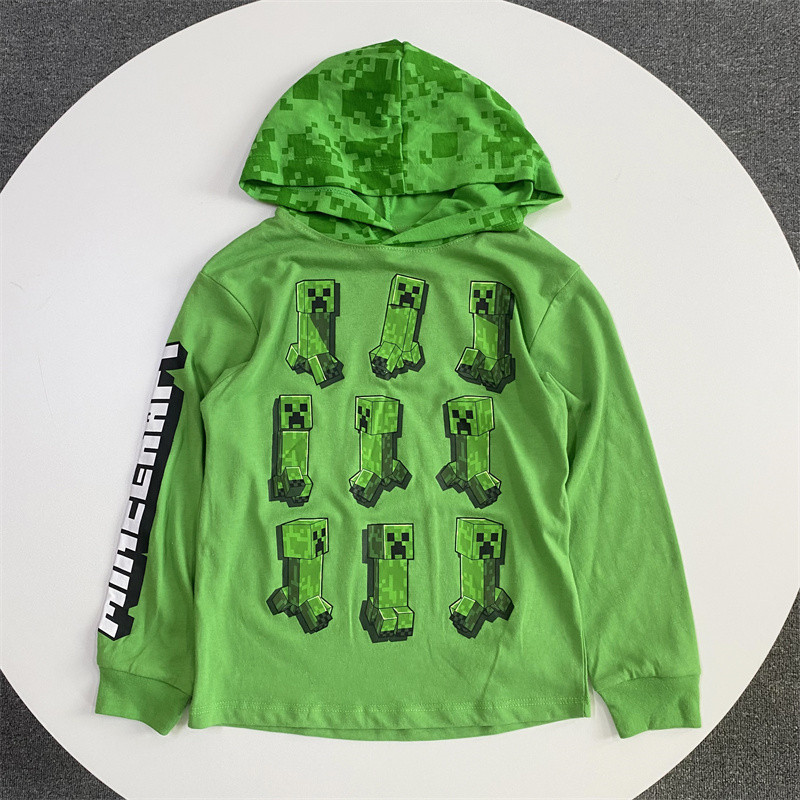 Comércio exterior primavera outono estilo fino moletom com capuz crianças médio grande crianças dos desenhos animados im