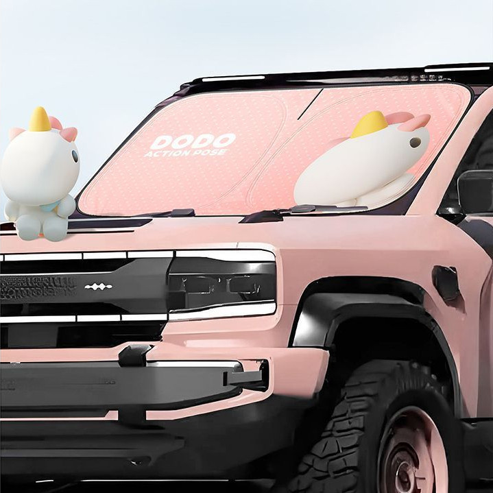 Para-sol para carro, para-brisa dianteiro do carro, para-sol interno do carro estilo princesa, para-sol de proteção sola