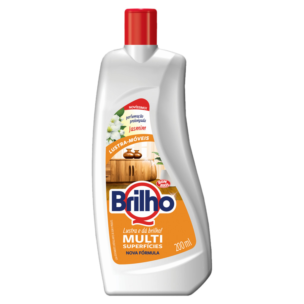 LUSTRA MÓVEIS MULTISSUPERFÍCIES JASMIM QBRILHO 200ML