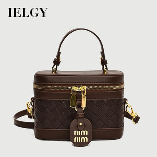 IELGY Outono Inverno Retro Moda Tecido Padrão Crossbody Portátil Caixa Bolsa