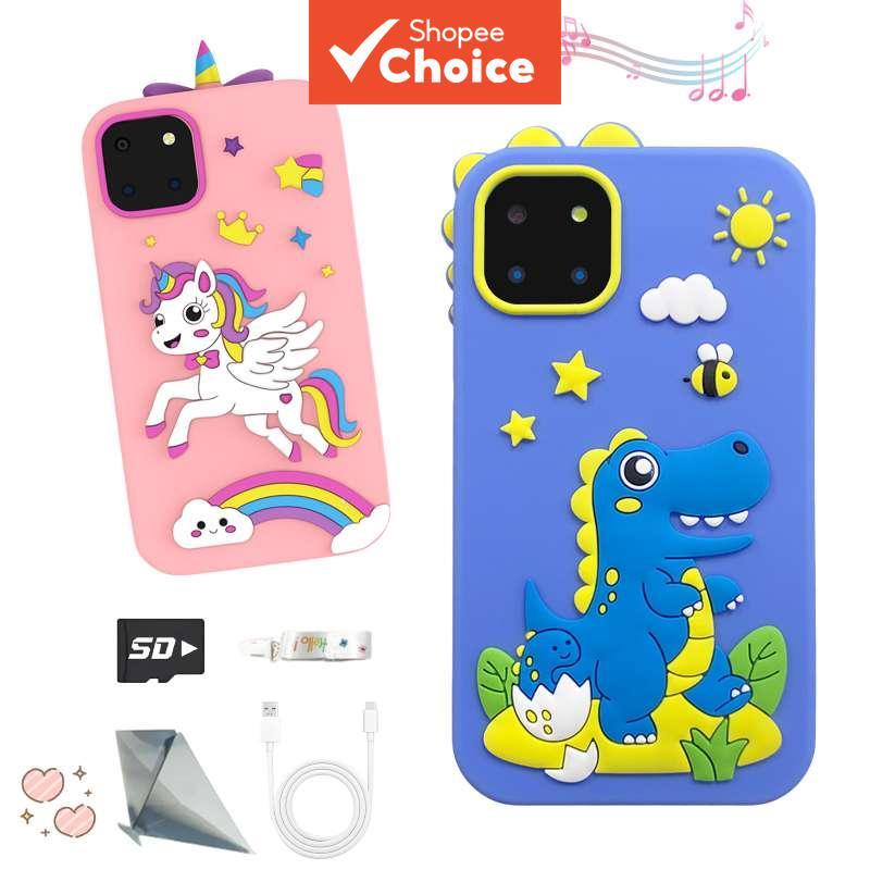 Smartphone de Brinquedo para Crianças, Tela de Toque 4 Polegadas, Câmera HD, Aprendizado Pré-escolar, Brinquedo de