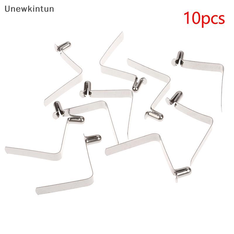 unewkintun 10 Pçs Clipes De Mola Tubo Loing Pino Push Clip Para Tenda Pólo Caiaque Paddle 6mm Board Acessórios Acampamen