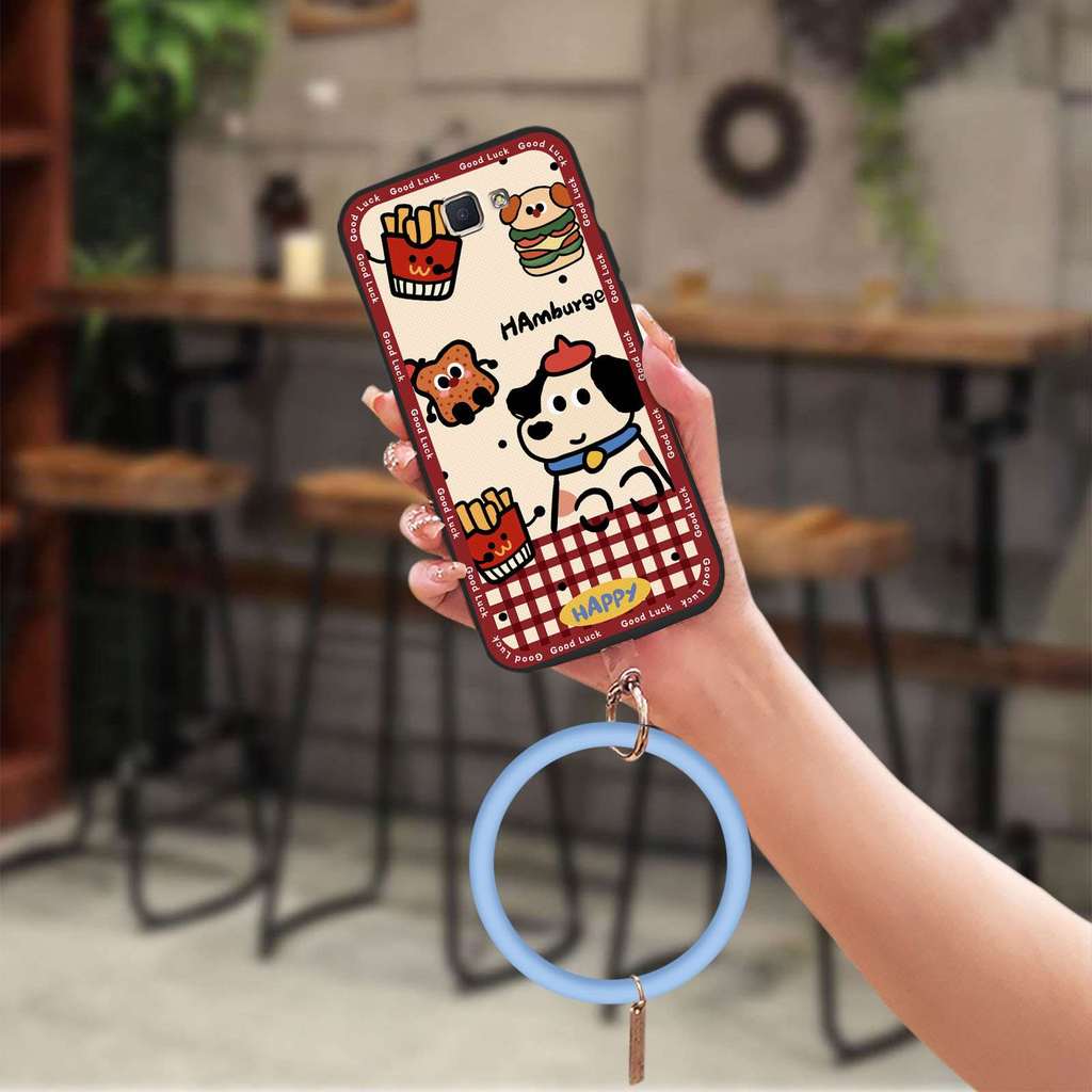 Capa De Telefone Macia Anti-Queda Para Samsung Galaxy J7 Prime/2/2018/ON7 2016/G610F Pulseira Protetora À Prova D'água A