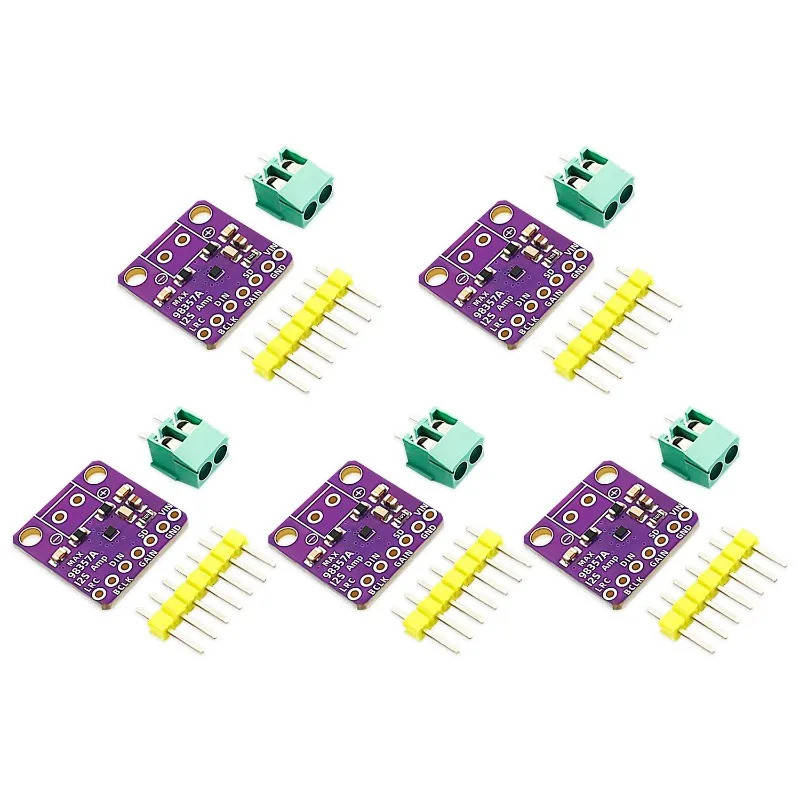 5 Pçs Max98357 I2S 3W Classe D Amplificador Breakout Interface Dac Decodificador Módulo Placa De Áudio Sem Filtro Para R