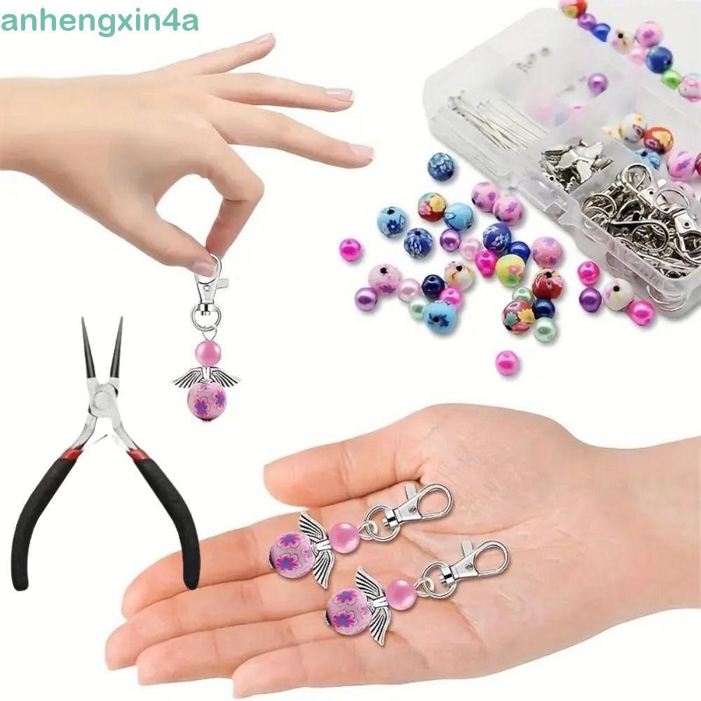 ANHENGXIN 30 Pçs/Set Pingente De Anjo Da Guarda , Conjunto De Chaveiro Criativo Colorido , Resistente À Ferrugem