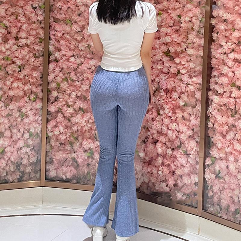 Curvo sobre transparente interior ao ar livre Leggings de cintura alta elástico nádegas magro quente menina queimado cal