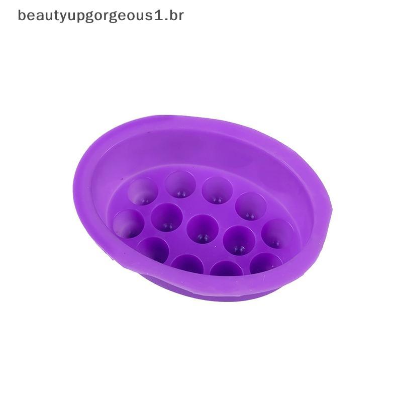 BEAUT 3d Silicone Sabão Molde Massagem Forma Para Terapia Fazendo Ferramenta Oval Spa Artesanato Acessórios