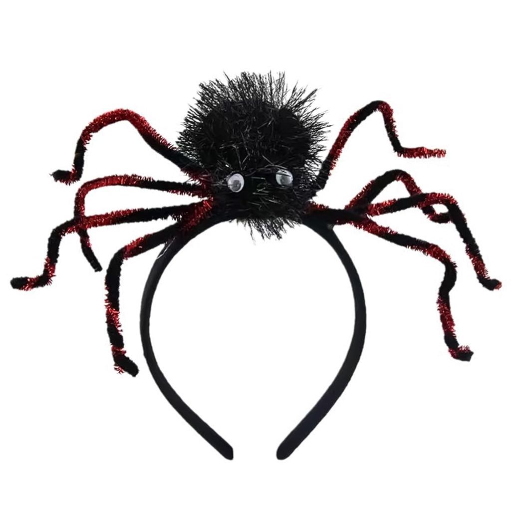 Tiara de Halloween com Aranha, Tiara de Aranha Fofa, Acessórios de Cabelo de Aranha da Moda, Acessórios de Cabelo de Hal