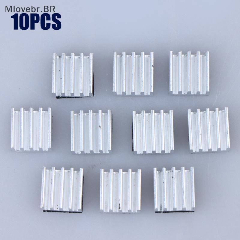 MOVE 10pcs A4988 Driver De Passo Dissipador De Calor De Alumínio Radiador De Resfriamento Peças De Impressora 3D A4988 D