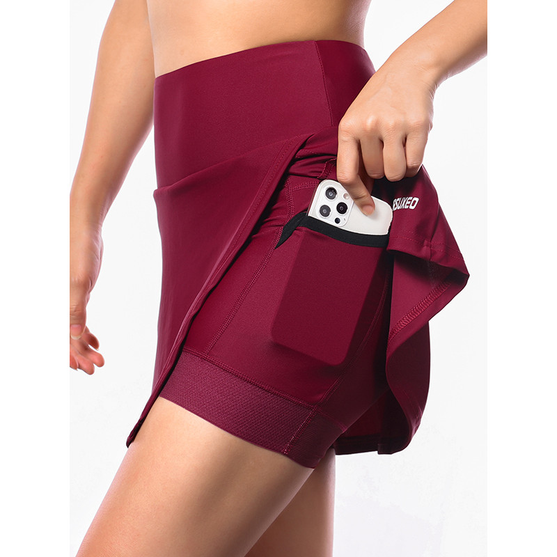 Isuou shorts de ciclismo feminino verão protetor solar calças de ciclismo elástico respirável almofada de Silicone forro