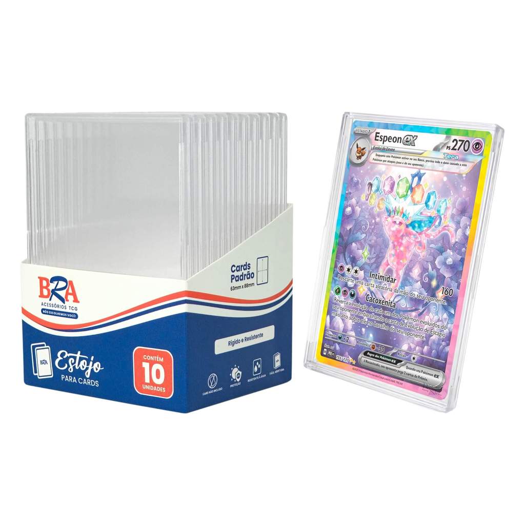 Estojo Acrílico para TCG 10 Unidades BRA - BC-3021