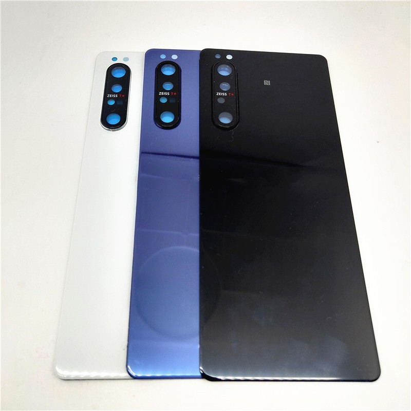 Para Sony Xperia 1 II XQ-AT51 AT52 X1II Tampa Traseira Da Bateria Porta Habitação Peças De Reposição