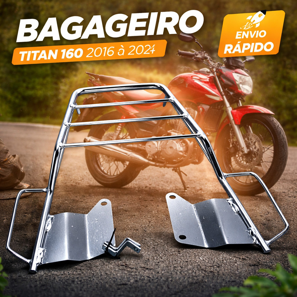 Bagageiro TITAN 160 2016 à 2024