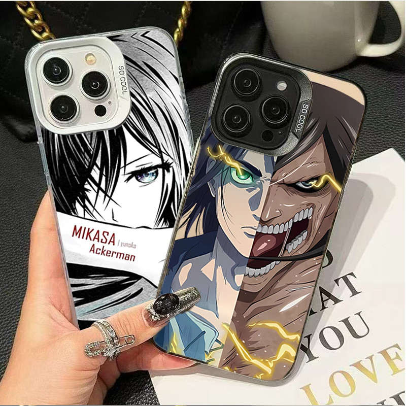 Capa de Anime Attack on Titan para Samsung Galaxy A14 A25 A05S A72 A23 5G A25 A30 A20 S22 S21 S20 Plus Ultra 5G, Capa Rí