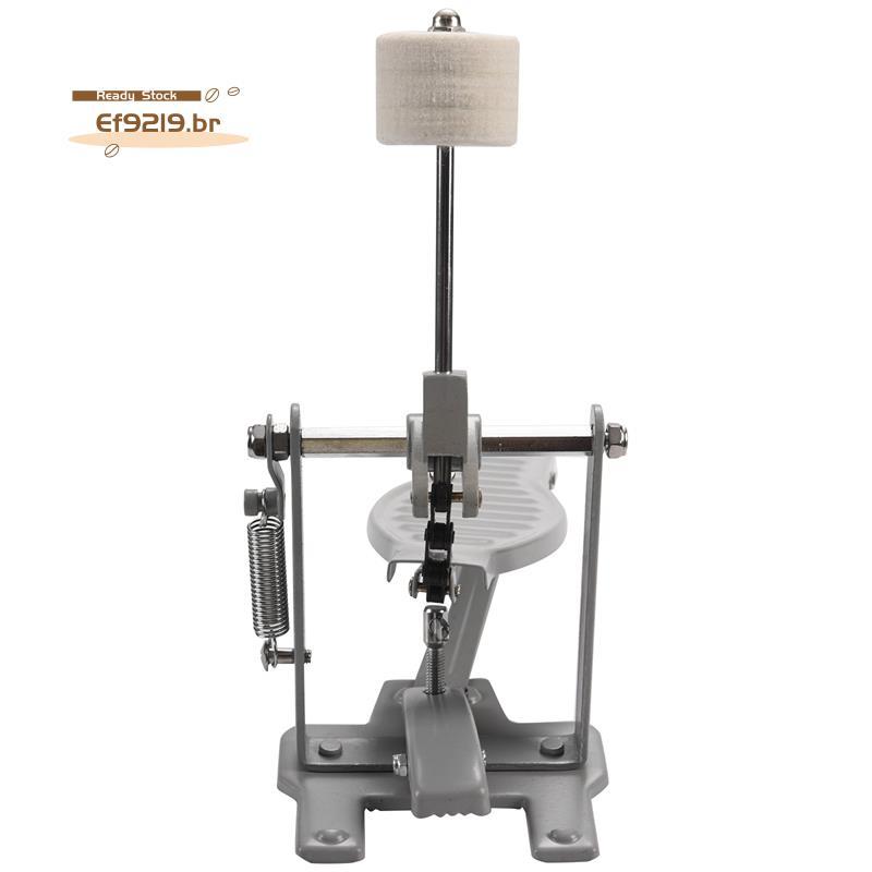 [Oferta Especial E] Pedal De Tambor Infantil De Mola Única Em Liga De Alumínio Curso Ajustável Com Batedor De Lã Acessór