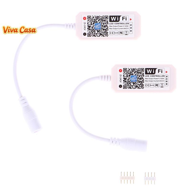 Viva Casa À Prova De DC 12V 24V LED Strip WIFI RGB RGBW Android IOS APP Controller BR
