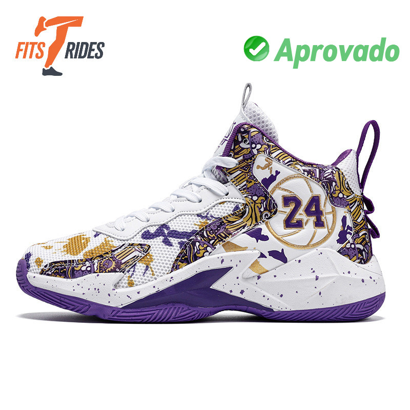 Tênis de Basquete Respirável Masculino Tênis de Vôlei Feminino Treino Antiderrapante e Resistente ao Desgaste 