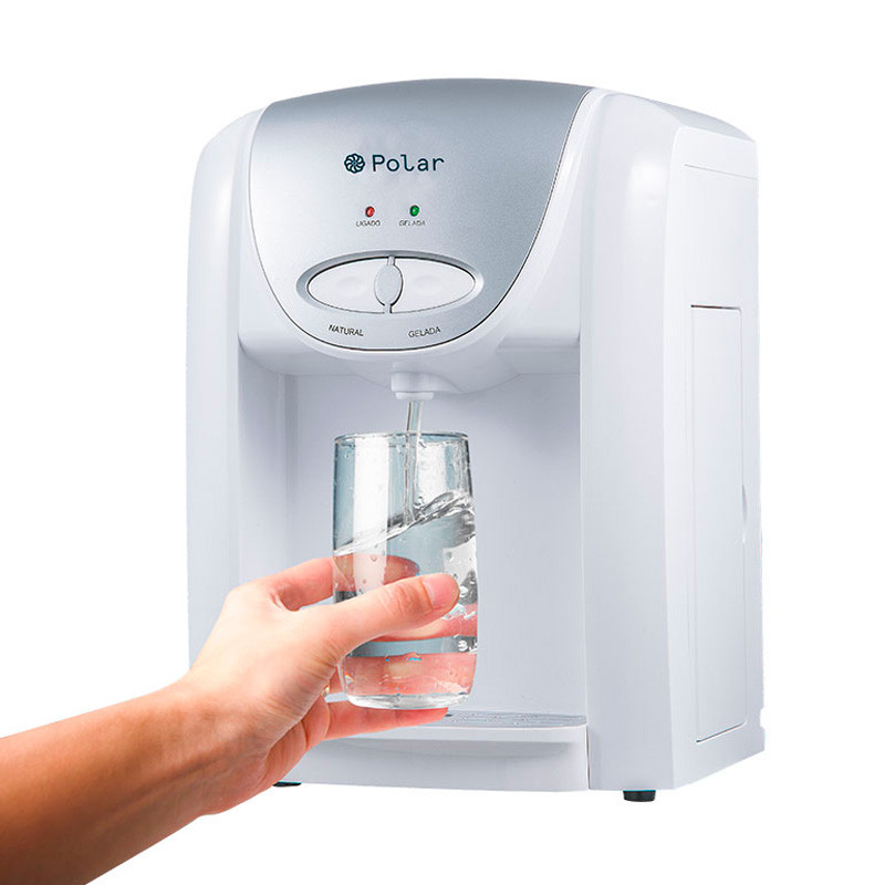 Purificador De Água Eletrônico Polar Branco - Natural e Gelada · foto 2