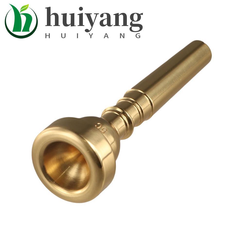 Boca De Corneta De Trompete HUIYANG , Bocal De Metal Com Chifre 3C/5C/7C , Iniciante Em Latão Dourado Prateado