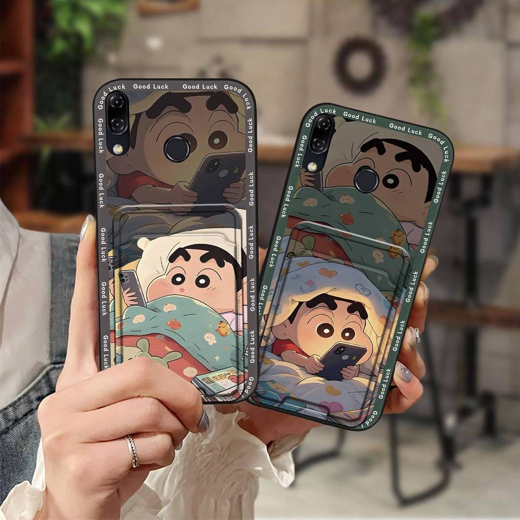 Capa De Telefone TPU Com Manga De Cartão Para ASUS ZenFone 5 ZE620KL/ZS620KL Macia Envoltório Completo Traseira slot Bon