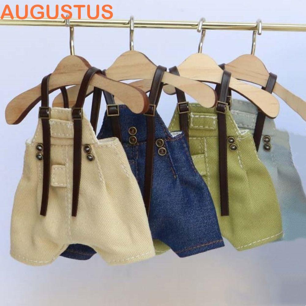Calça Jeans Para Boneca AUGUSTUS , Roupas De Bjd De 15 A 20 Cm , Roupa Diária Com Suspensório , Macacão