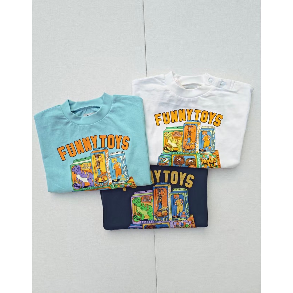 Novo estilo estilo japonês OG meninos meninas camiseta de manga curta crianças puro algodão de manga curta camiseta verã