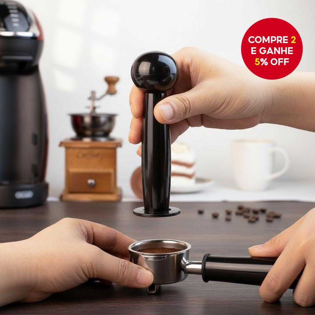 Colher de Grão de Café 2 em 1 0.25oz Colher Medidora Prensa de Pó Ferramenta de Cozinha para Máquina de Café