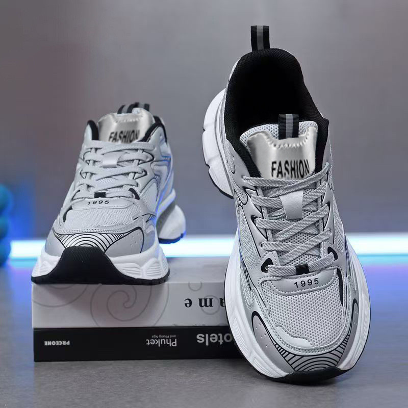 Sapatos masculinos novo estilo verão malha respirável sapatos esportivos casuais masculinos All-Match sapatos de sola gr
