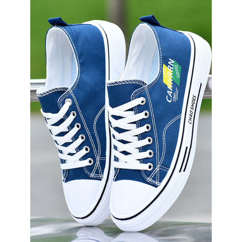 Sapatos masculinos sapatos de lona 2026 verão novo estilo esportes sapatos casuais All-Match respirável tênis masculinos