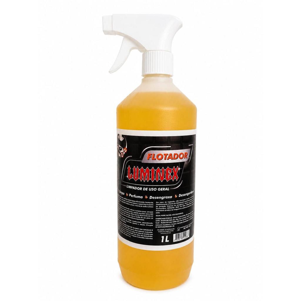 Flotador Luminex Limpeza Geral Multiuso Para Qualquer Superfície  Concentrado 1L Sem Soda, Ácido, Cloro e Amônia