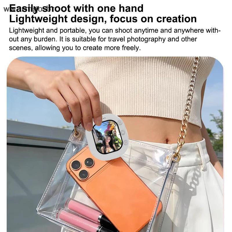 WWARM Mini Projetor De Telefone Magnético Sem Fio Para Selfie Vídeo Vlog