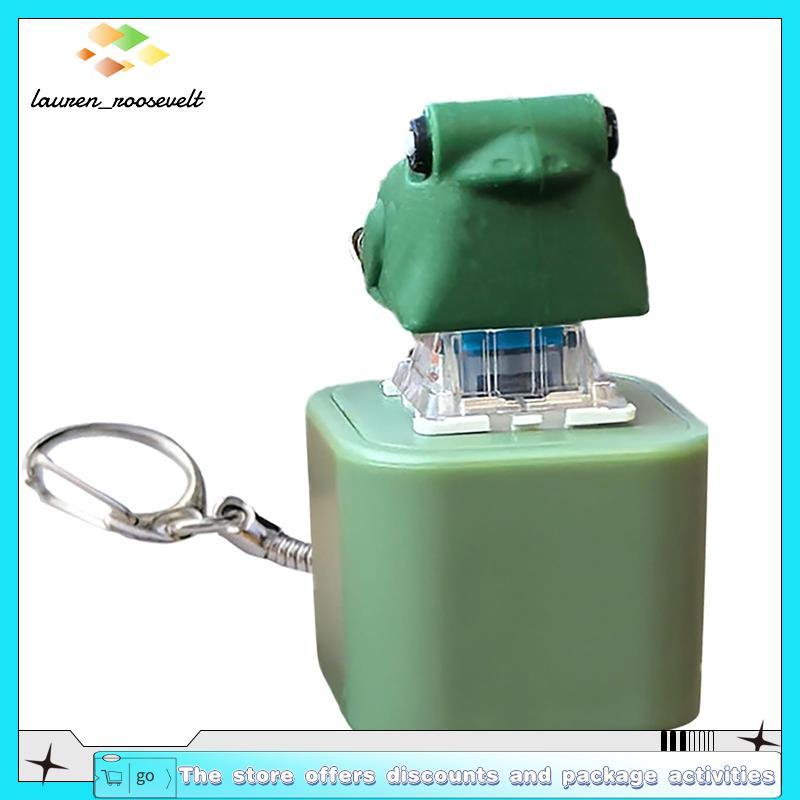 Sapo Croking Brinquedo Fidget Chaveiro Com Luzes Recarregável Alívio Do Estresse Ansiedade Sensorial Diversão Animal Bot