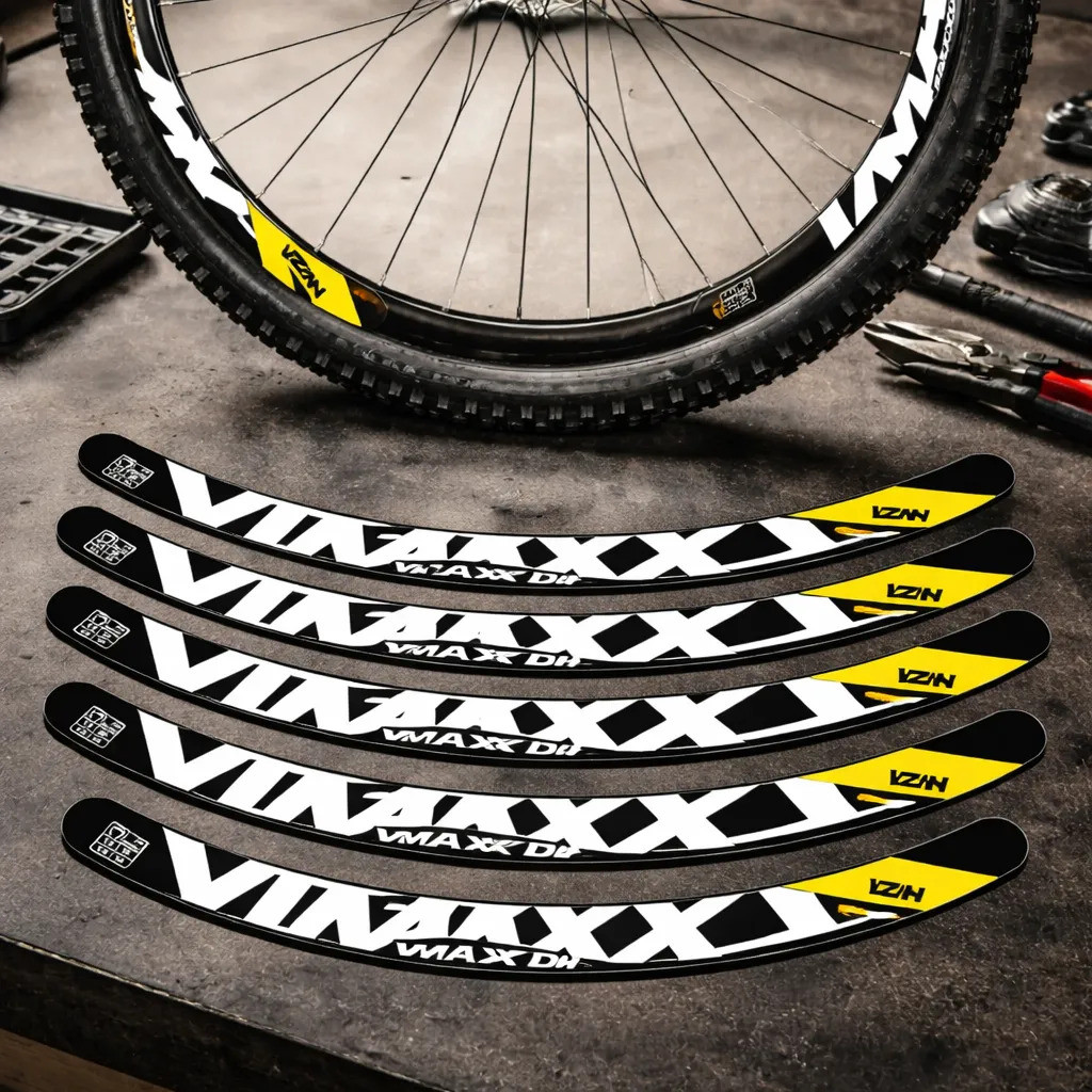 Adesivos Roda Bike Vzan Vmaxx Aro 26/29 Freio Disco Kit 12