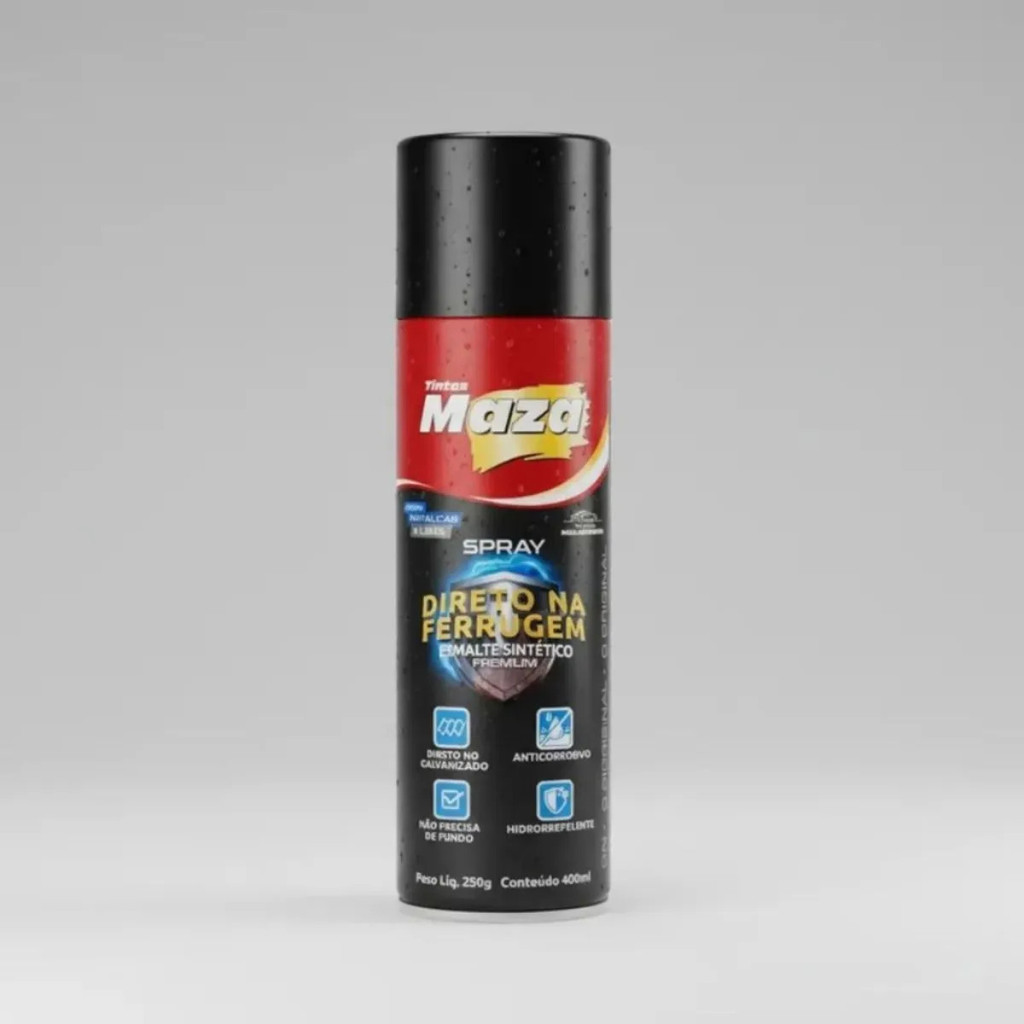 Maza Spray Direto Na Ferrugem 400ml Várias Cores